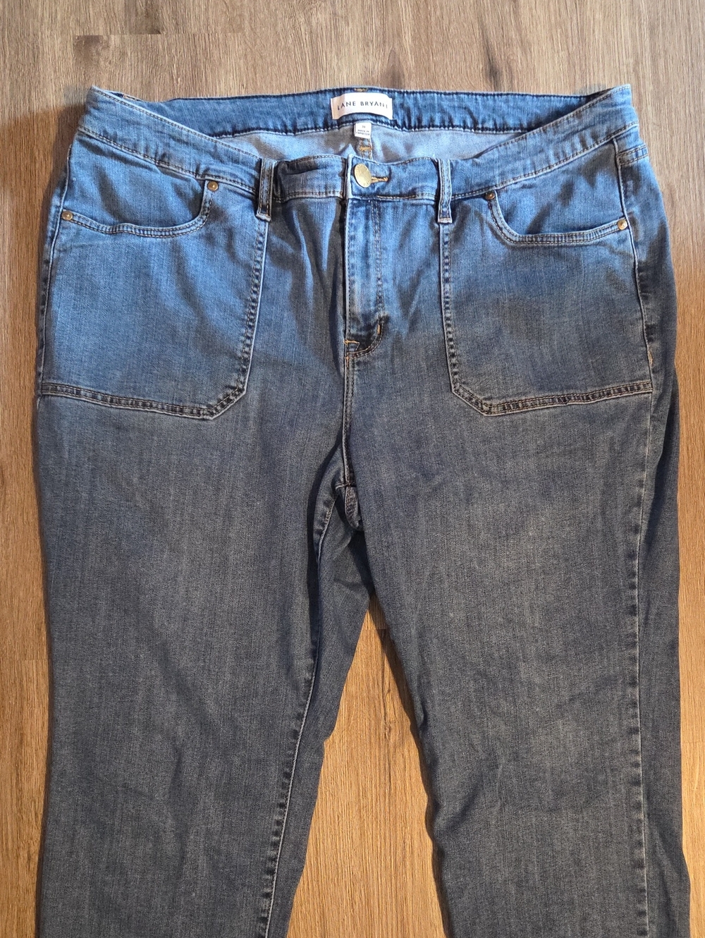 Lane Bryant Medium Blue Stretch Denim Jeggings